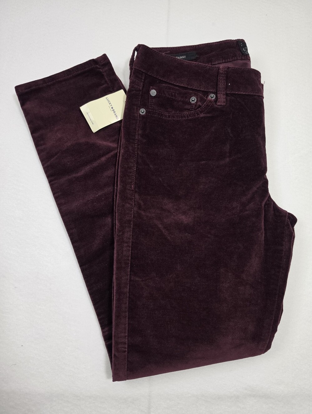 Lucky Brand Lolita Skinny Corduroy Pants 8 - Picture 2 of 14